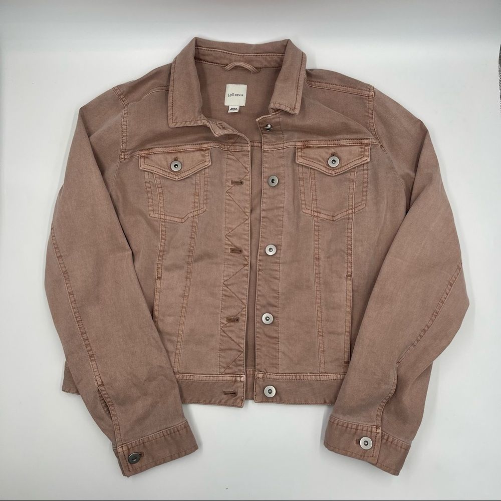 J. Jill Pink Denim Jacket